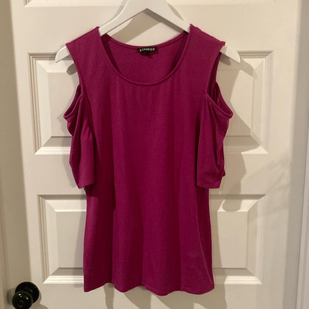 Express Cold Shoulder Top